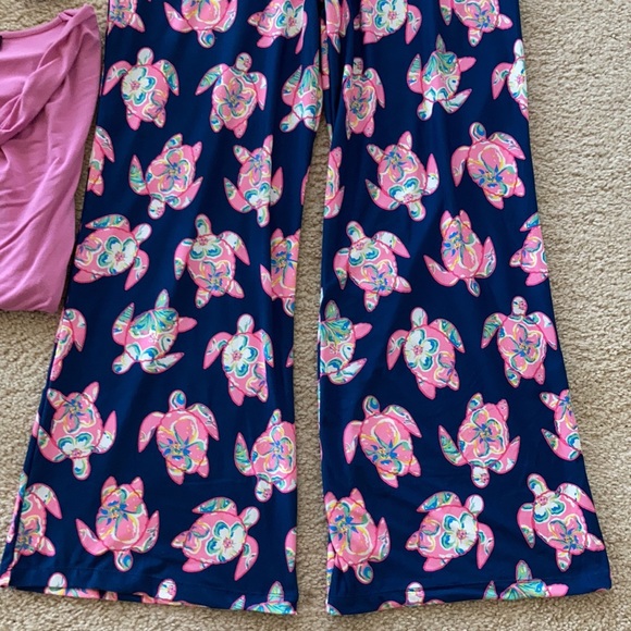 Simply Southern Turtle Print Wide Leg Pants - Picture 3 of 5